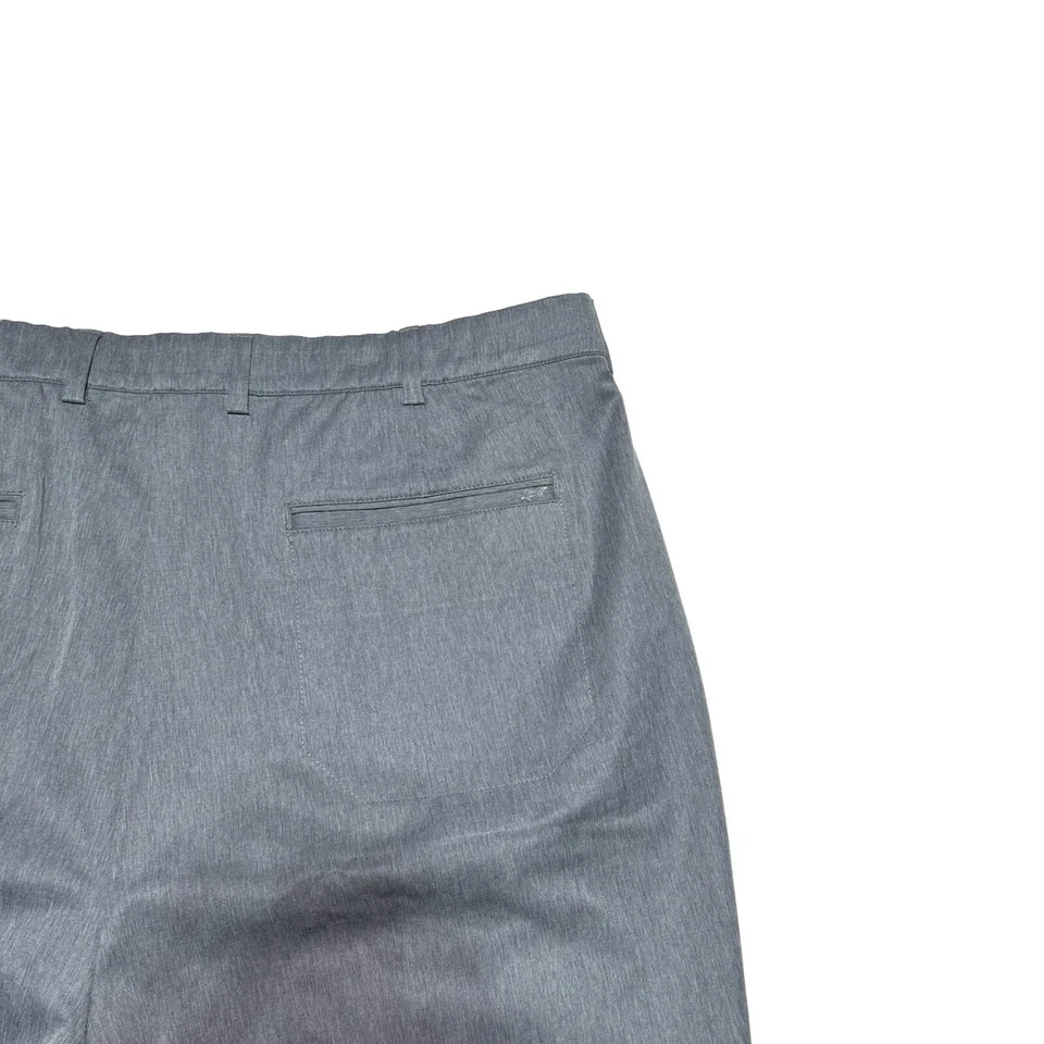 Greg Norman Golf Shorts Mens 40 Gray Flat Front Performance Stretch Casual - Image 3 of 4