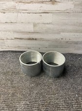 NOS Lot of 2 Couplings 4" Galvanized Rigid Conduit Fitting Threaded