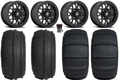 Fuel Tech Bdlk Bk 15'' Wheels 32'' Sand Stripper TT/XL HP Tires Maverick X3