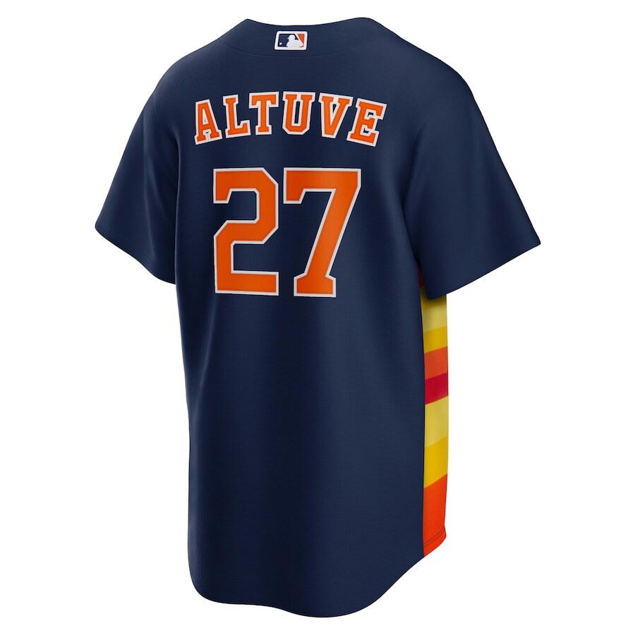 Houston Astros Jose Altuve #27 Nike Navy Alternate 2025 Official