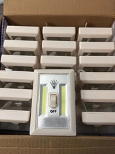 18 X  Diamond Vision 8-LED Wireless Light Switch Night Light Wall Mount 08-1562