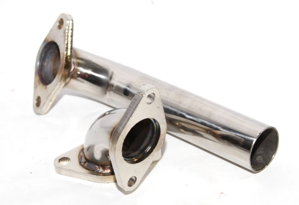 Exterior Azul 35/38MM ADJ. Turbo Wastegate + tubo de descarga + adaptador de entrada de codo Foto 2 de 4