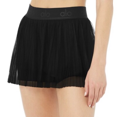 ミニスカート [Alo Yoga] Mesh Baseline Tennis Skirt Mesh Baseline Tennis Skirt - White | ALO