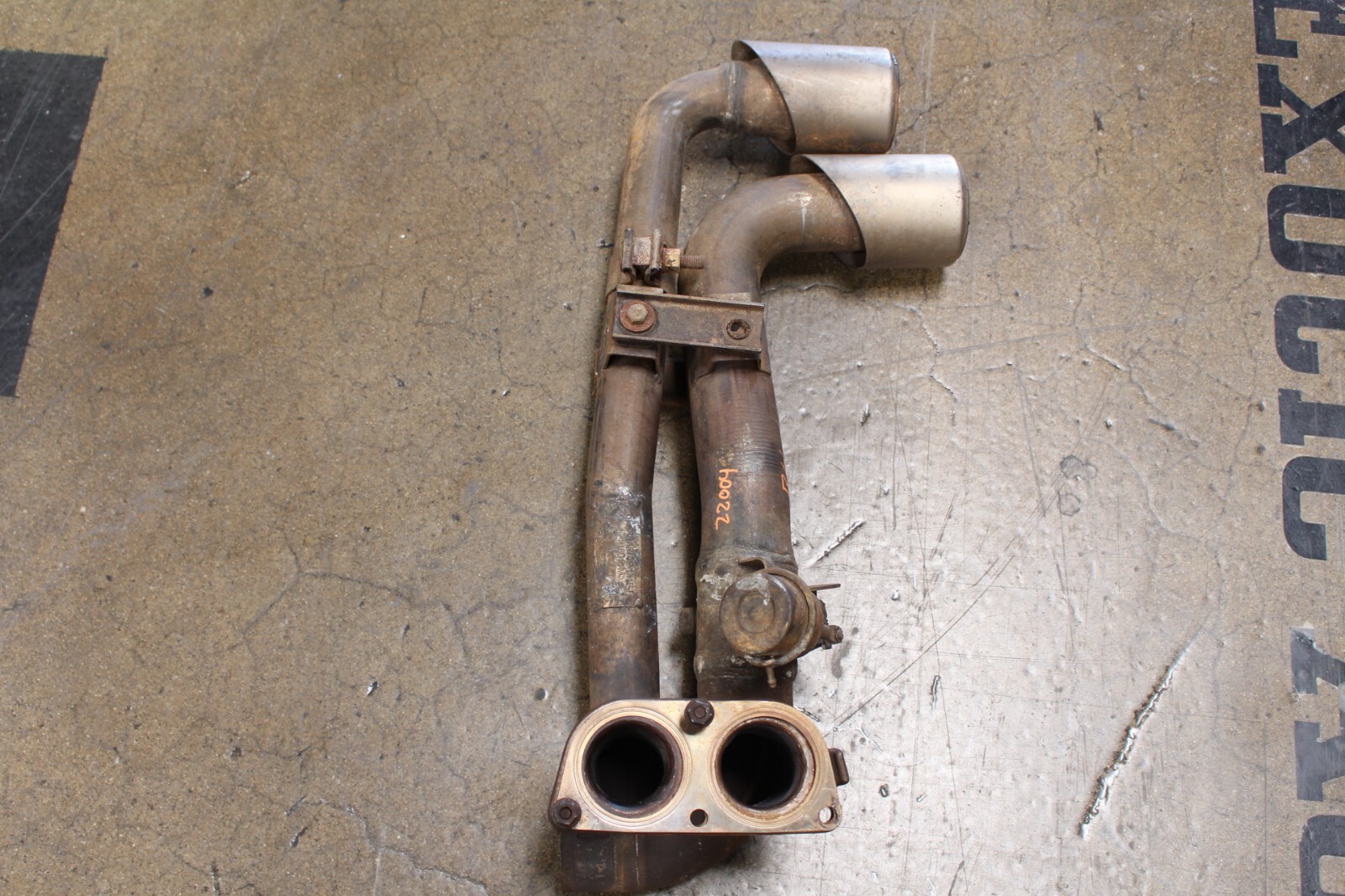 Ferrari F430, RH, Right, Rear Exhaust Tail Pipe, Burn Damage, Used, P/N 216040