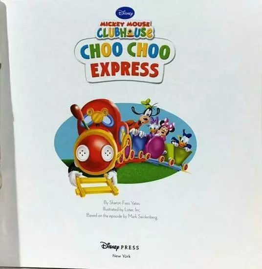 Disney Mickey Mouse Clubhouse: Choo Choo Express Lift-the-Flap (8x8 with  Flaps) (Paperback)