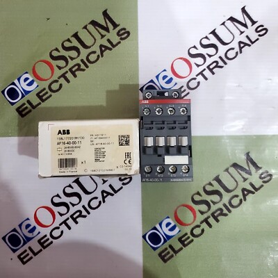 ABB AF16-40-00-11 POWER CONTACTOR VOLTAGE 24VDC FREE FAST SHIPPING | eBay