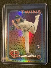 Kody Funderburk Rookie Twins 2024 Topps Series 2 Holiday Foil