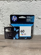 Genuine HP 60 Tri-Color Ink Print Cartridge CC643WN Expired 8/23 Brand New