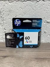 Genuine HP 60 Tri-Color Ink Print Cartridge CC643WN Expired 8/23 Brand New