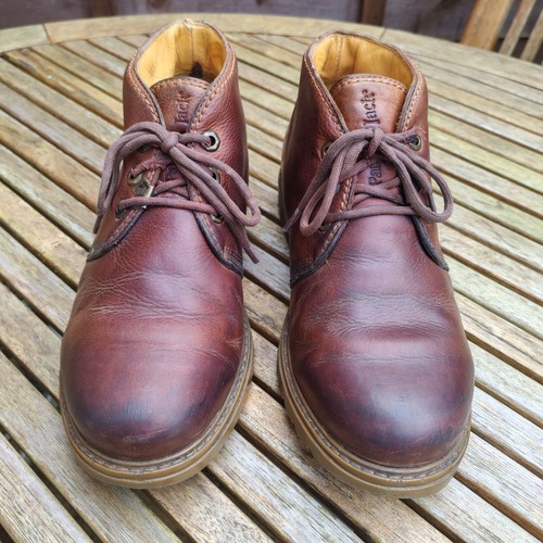 Panama Jack Brown Leather Boots UK 7 EU40 Ankle Lace up Waterproof Made in Spain - Picture 3 of 23