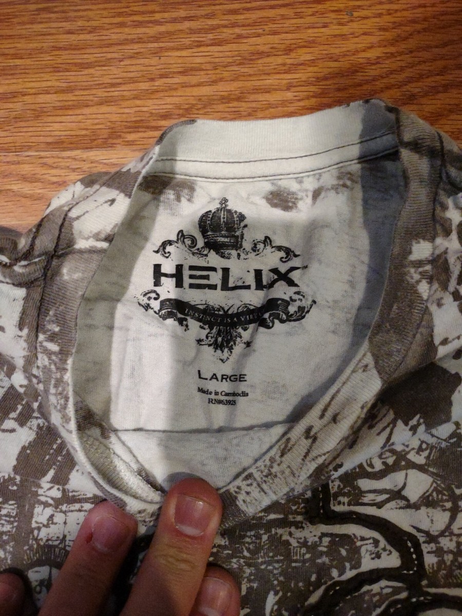 トップス helix Vintage Helix T-Shirt Men's Large 63925 | eBay
