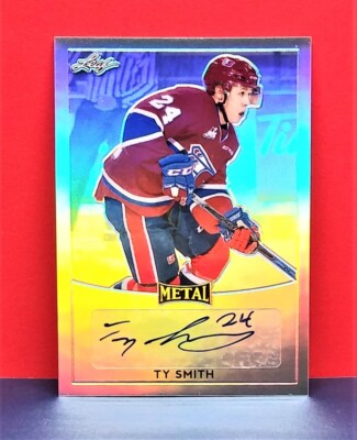 TY Smith 2017 Leaf Metal BA-TS1 RC Silver Refractor Auto Chiefs | eBay