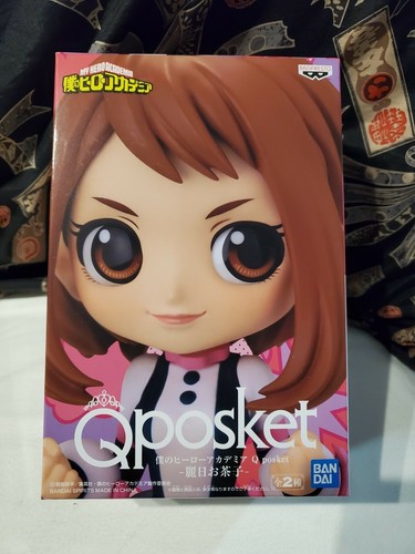 My Hero Academia Q Posket Ochako Uraraka Figure Ver A Banpresto Japan Import Ebay
