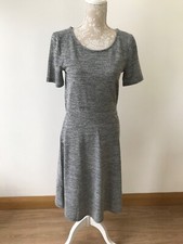 Image of Grey short-sleeve dress by VILA, Medium, NEW with tags