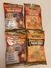 Hothands Warmers Assortment ~ Hand, Body Warmers & Super Warmers~ 4 Multi Packs