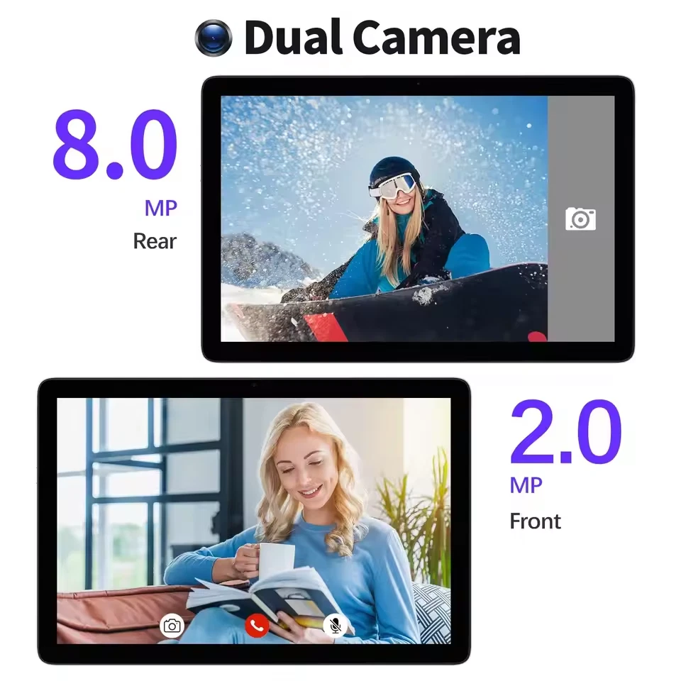 NEW 10-inch Android Tablet with Keyboard, Mouse and Case-Grey - Image 3 of 4