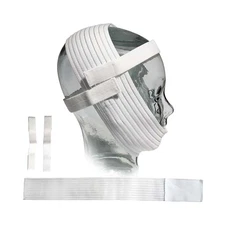 CPAP Chin Strap Deluxe Chinstrap LARGE 28 In. Strap For CPAP, BiPAP White CS004L