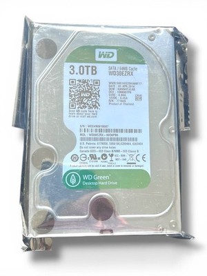 Western Digital WD Green 3TB HDD WD30EZRX 3.5'' SATA 6Gb/s 64MB Cache Festplatte