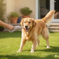 Heavy Duty Dog Rope Toy Tug of War Durable Cotton Chew Toy for Medium Large Dogs