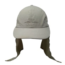 Ex Officio Trapper Hat Green Medium Ear Flap Insect Shield Buzz Off Nylon