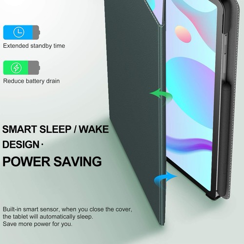 Mehrere Winkel Ständer Hülle passend für Samsung Galaxy Tab S6 Lite 10,4 Zoll 2022 - Bild 6 von 7