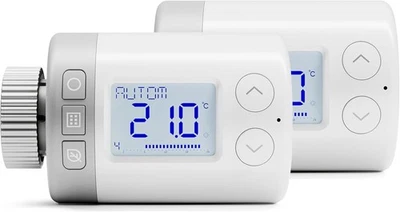 2x Honeywell Heizkörperthermostat Home intelligent programmierbar Rondostat HR27