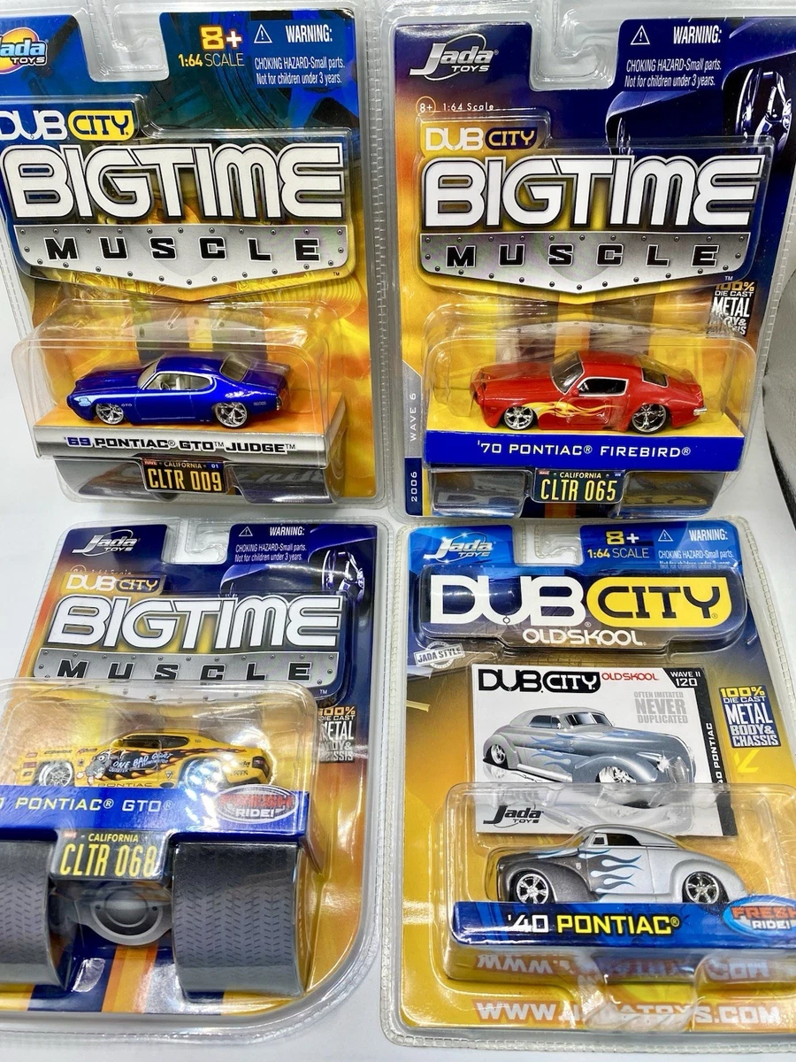 BIGTIME MUSCLE 1/64 ミニカーセット JADA BigTime Muscle Wave 18 1:64 Scale Die-Cast Vehicles Lot of 3