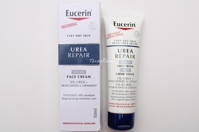 Eucerin Urea Repair Rich Replenishing Face Night Cream 5% Urea 50ml Dry Skin