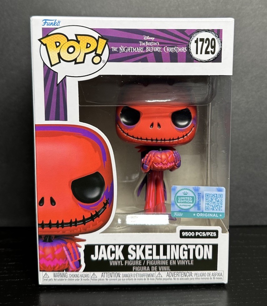 Funko Pop Nightmare Before Christmas Jack Skellington LE Supreme