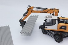 1x Kranmatratze grau klein Baggermatratze 1:50 Raupenkran Baggermatten Matratze