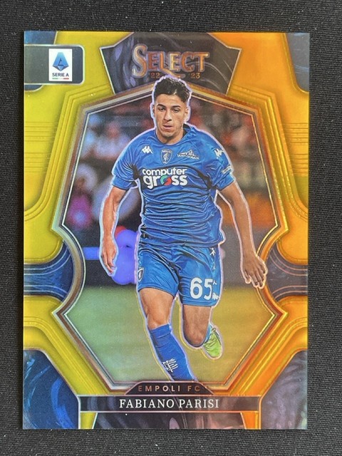 Fabiano Parisi 2022-23 Panini Select Serie A Mezzanine Gold Prizm /10 #134