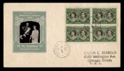 DR WHO 1939 CANADA FDC KGVI ROYAL VISIT IOOR CACHET BLOCK OTTAWA ONT M74797