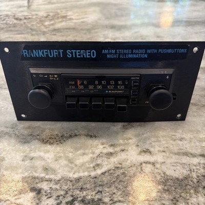 Blaupunkt Frankfurt Stereo Am Fm Radio Vintage BMW Mercedes Porsche Very Rare 