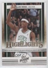 2009-10 Panini Season Update Highlights Rajon Rondo #5 0q0
