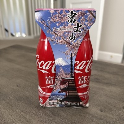 Coca Cola Mt Fuji Edition Two Pack Aluminum Bottles From Japan New Unopened