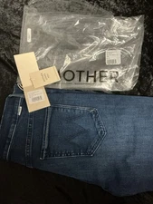 MOTHER Mid Rise Dazzler Ankle Fray Jeans – Fancy Meeting You Here – Size 30 NWT