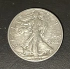 1947-D WALKING LIBERTY HALF DOLLAR, CIRC, NICE DETAIL BOTH SIDES