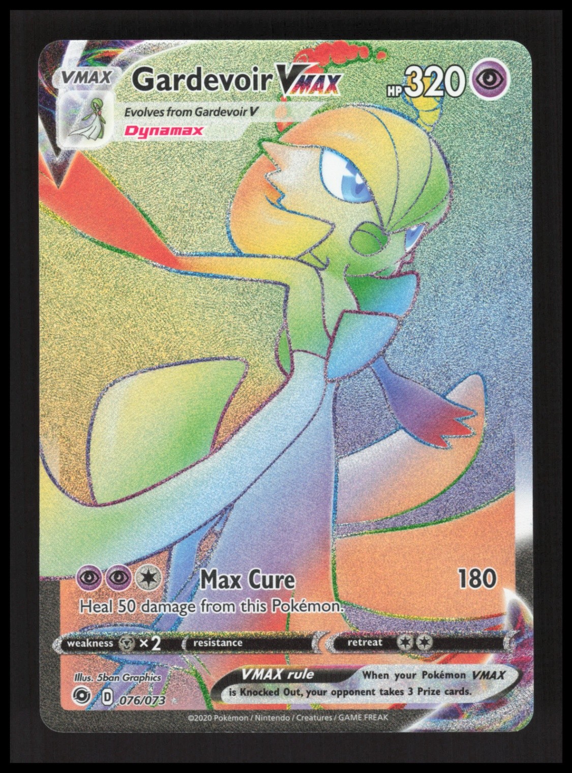Gardevoir VMAX (Secret) Secret Rare Champion's Path 76/73 NM