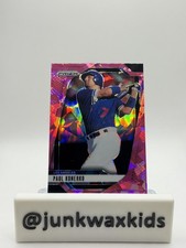 2025 Panini Prizm #52 Paul Konerko Pink Cracked Ice