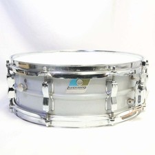 Ludwig 80s L-404 Acrolite 14x5 Snare Drum Used Vintage Steel Shell