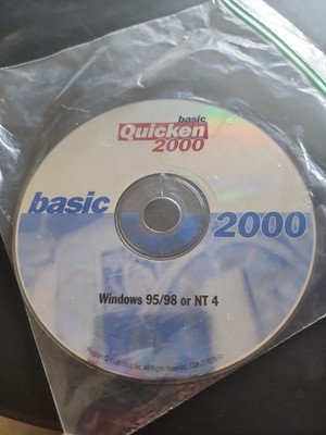 Quicken 2000 Basic CD-ROM for Windows 95/98