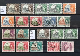 Basutoland QEII pre decimal fine used & MM Selection