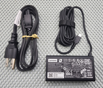 Genuine Lenovo 20V 3.25A 65W USB-C Laptop AC Adapter Charger ADLX65YCC3E