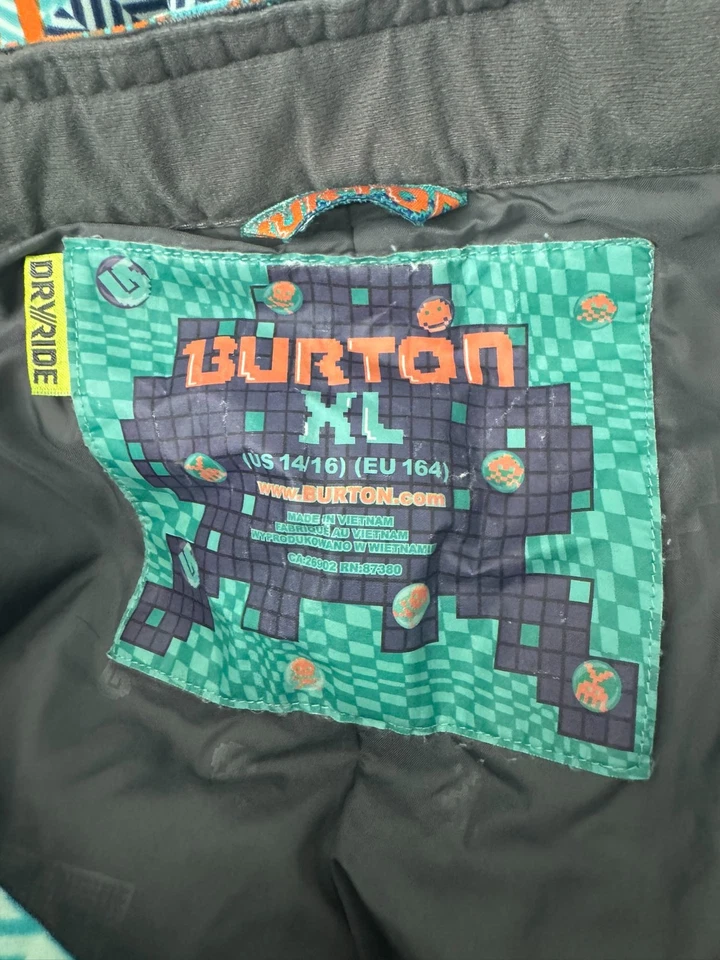 Pantalones de esquí snowboard Burton para niños parche múltiple color colorido - NIÑOS XL 14/16 Foto 4 de 4