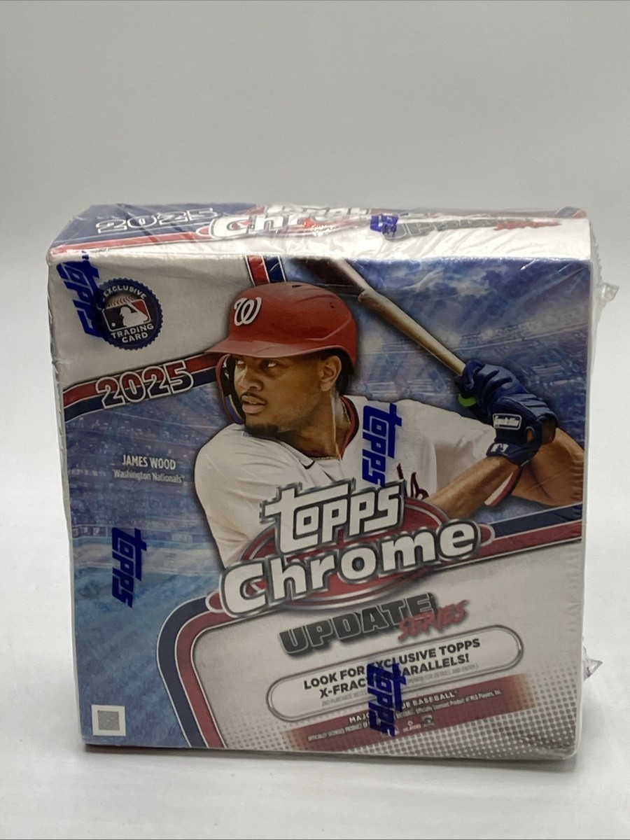 B6 2025 Topps Chrome Baseball Update MLB Factory Sealed Mega Box