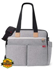 Skip Hop Duo Weekender Diaper Bag Extra Large Grey Melange