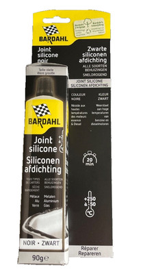 Hochtemperatur Silikondichtung Bardahl Joint Silicon Schwarz Dauerelastisch 90g