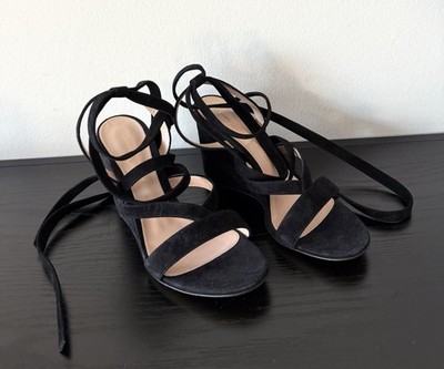 Edle Sandalen von GIANVITO ROSSI - Gr. 37.5 - Schwarz