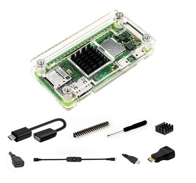 iUniker Raspberry Pi Zero Case, Case for 2 w, with Clear