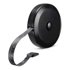 GDMINLO Soft Tape Measure Retractable Measuring for Body Fabric 1.5 m, Black